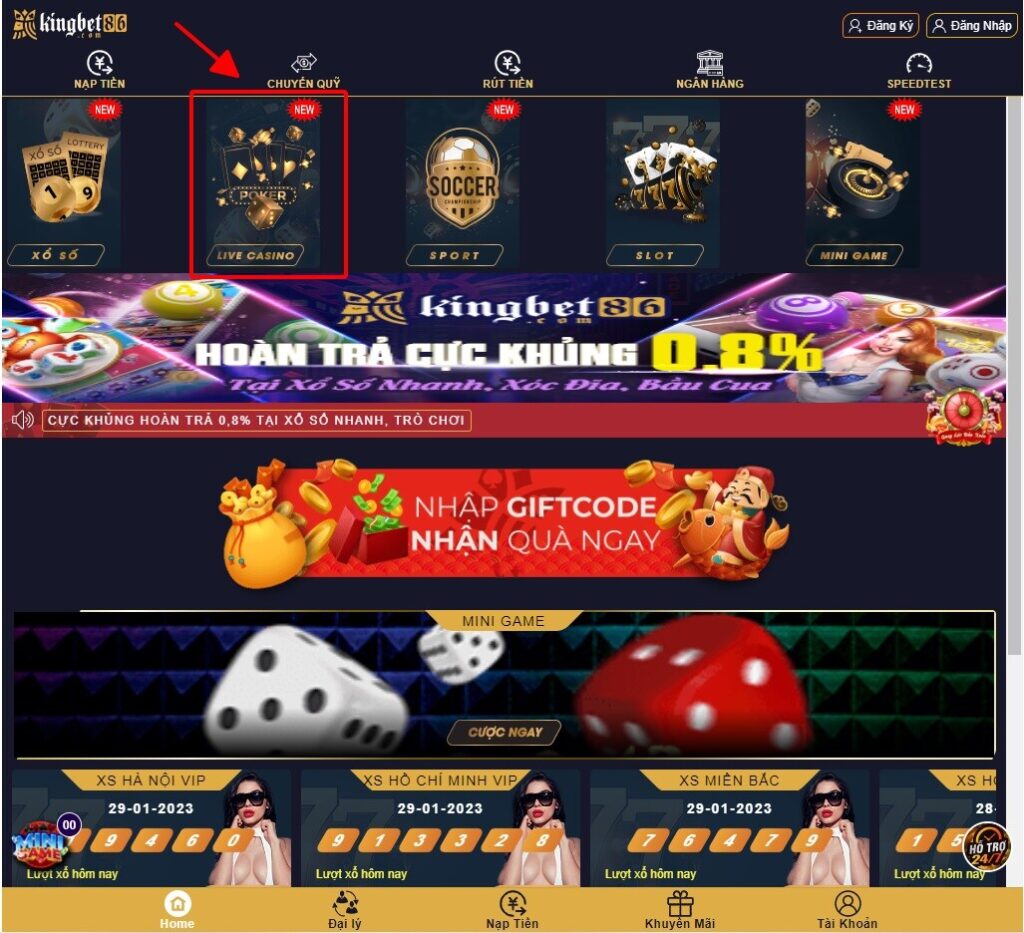 Tìm hiểu trò chơi Casino Kingbet86 là gì?